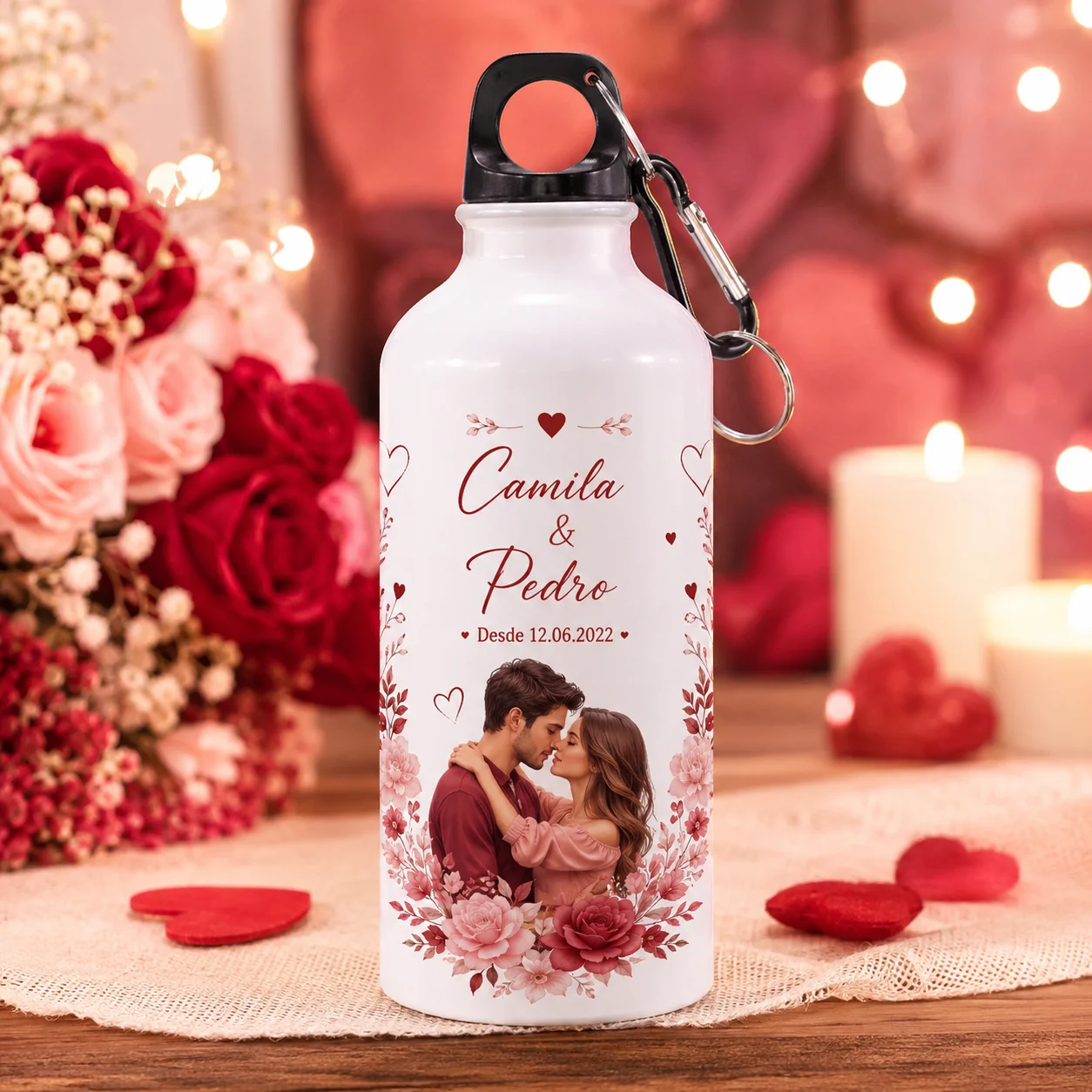 Arte romantica DTF UV Dia dos Namorados